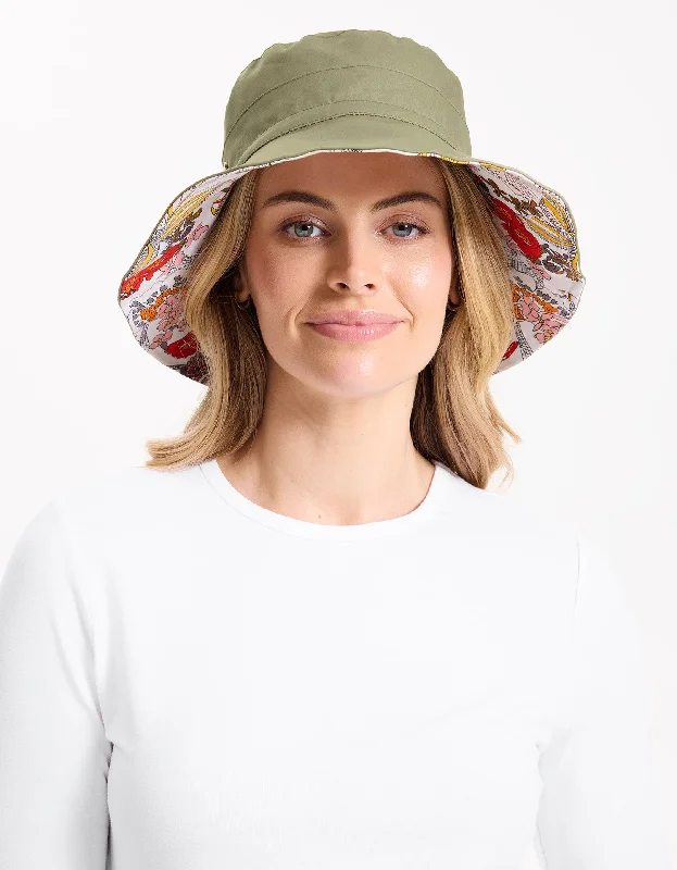 Reversible Wide Brim Printed Hat UPF 50+