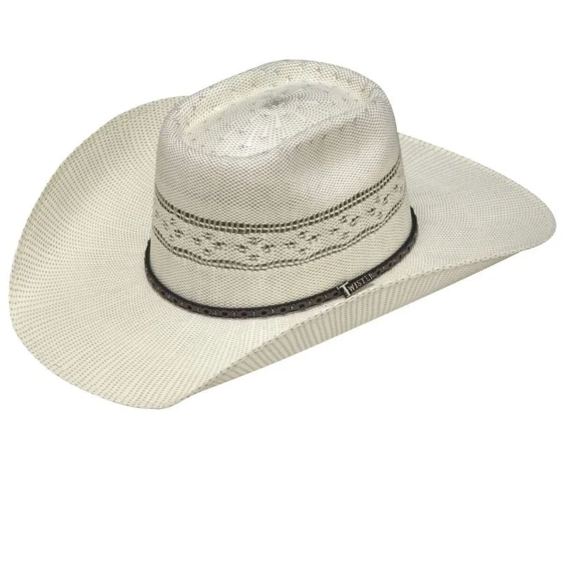 Twister Grey Straw Cowboy Hat - Heeler