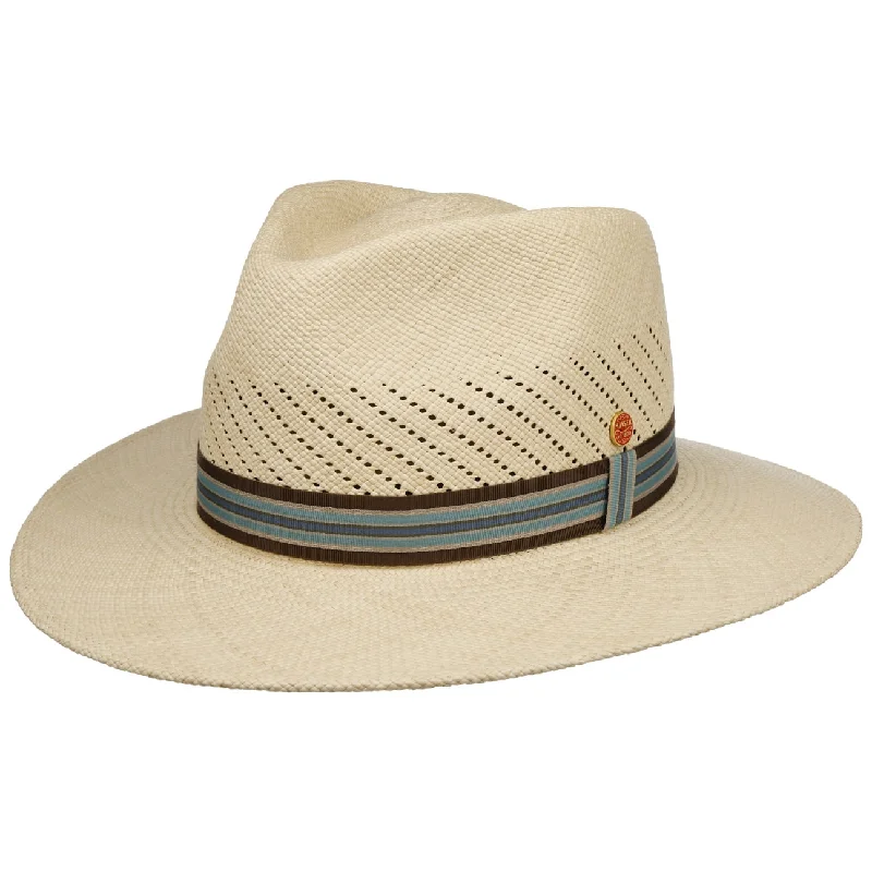 Vented Crown Panama Hat by Mayser